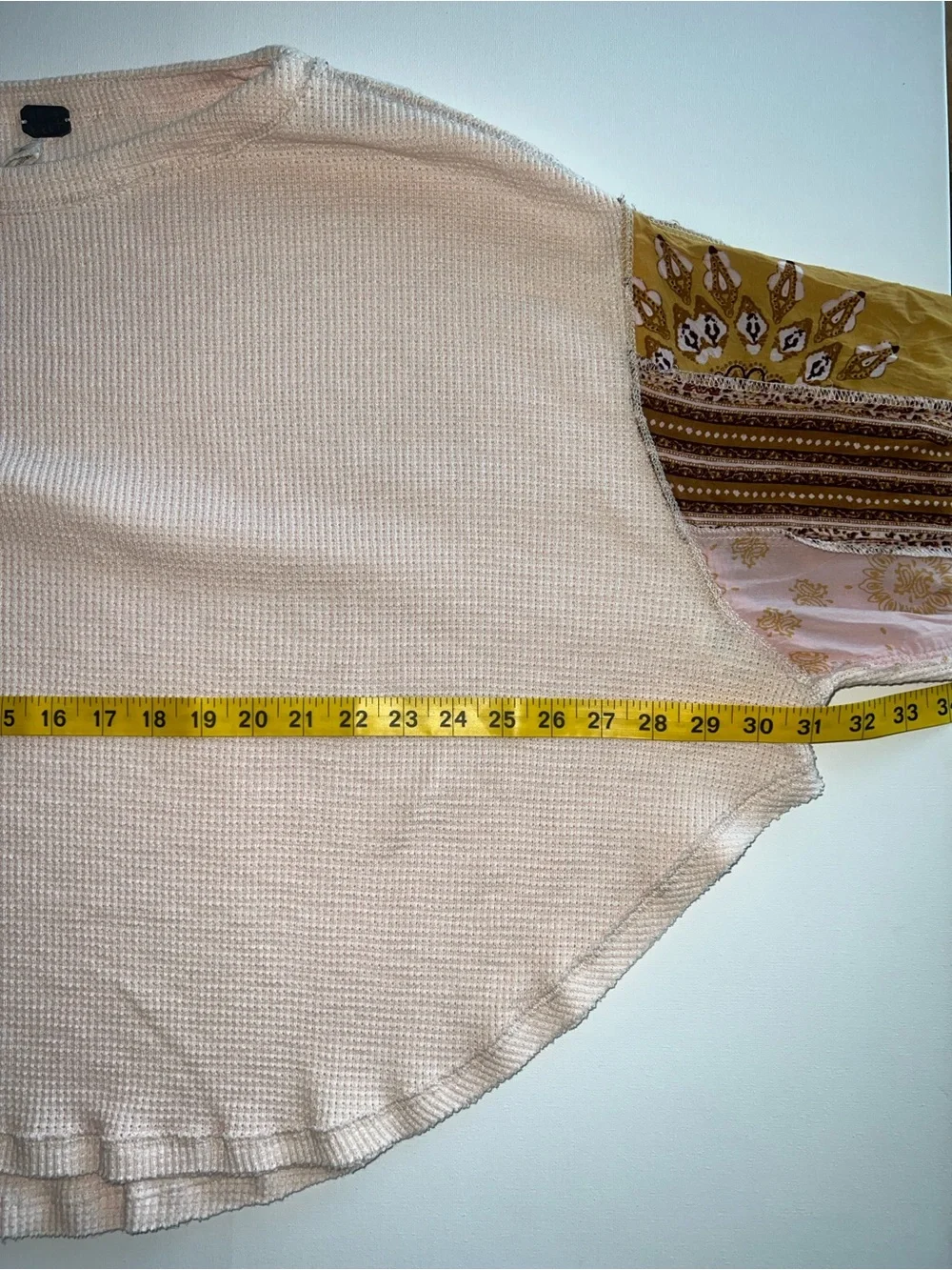 Free People We The Free Boho Blossom Balloon Sleeve Thermal Top Medium Boho